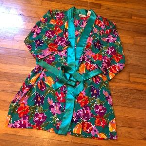 VINTAGE VS sheer/silky robe